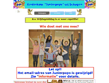 Tablet Screenshot of juniorpops.nl